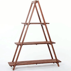 Estante Escada Aquiles 3 Prateleiras - Mão E Formão - Nogueira