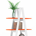 Estante Escada Com 4 Prateleiras Rt3048 - Movelbento - Branco