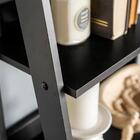 Estante Escada Multiuso Ditália 4 Prateleiras E-9520 Preto