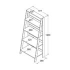 Estante Escada Multiuso Ditália 4 Prateleiras E-9520 Preto