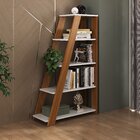 Estante Escada Multiuso Para Livros 5 Prateleiras 134cmx82cm