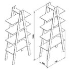 Estante Escada Rt3048 Movelbento