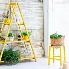 Estante Escada Troia Amarela 150cm - 61414