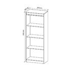 Estante Escritório 60 Cm Multimóveis Cr25047 Amêndoa