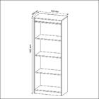 Estante Escritório 60 Cm Multimóveis Cr25047 Branca