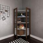 Estante Escritório De Canto Multimóveis Cr25067 Branca/nogal