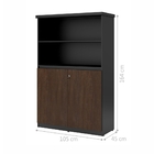 Estante Escritório Germânia Imbuia Preto