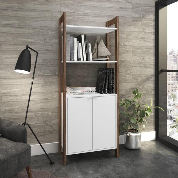 Estante Escritório Multiuso Com 2 Portas Mutimóveis Cr25004 B