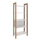 Estante Escritório Multiuso Multimóveis Cr25000 Amêndoa/branca