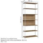 Estante Escritorio Office 211x87 Cm 25858 Artesano