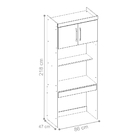 Estante Escrivaninha Carter Branco