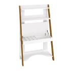 Estante Escrivaninha Simba Com Pés Amadeirado - Reller Móveis