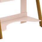 Estante Escrivaninha Simba Com Pés Amadeirado - Reller Móveis