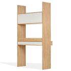 Estante Escrivaninha Thay Com 1 Gaveta - Natural