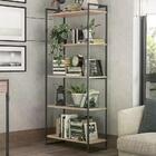 Estante Estilo Industrial 05 Prateleiras Londres Carvalho Pre