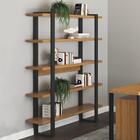 Estante Estilo Industrial Freijó Preto Pradel