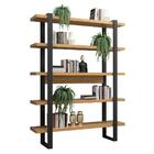 Estante Estilo Industrial Freijó Preto Pradel