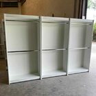 Estante Expositor Roupas  Multiuso Branco 185x92x32cm - Deep