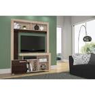 Estante Flávia - Madetec - Perola / Cafe