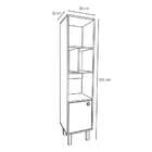 Estante Flórida 1 Pt Preta