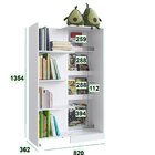 Estante Gabinete Oculto Lock Branco