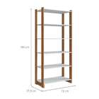 Estante Gaia Branca E Mel