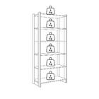 Estante Gaia Branca E Mel