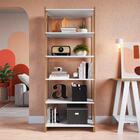 Estante Gaia Branca E Mel