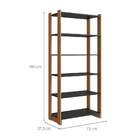 Estante Gaia Preta E Mel