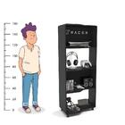 Estante Gamer E Escritóro Xt Racer Force Two Politorno Preto/