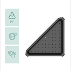 Estante Geo Canto - Geo2 - Cinza Mushroom