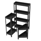 Estante Geo Linear 2 Prateleiras Preto