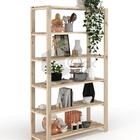 Estante Grande Madeira Prateleiras Livros