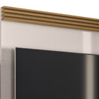 Estante Home Berlim Off White Perolizado/tauari Para Tv Até 6