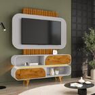 Estante Home Camboriú Para Tv De 55" Naturalle/off-white - Be