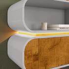 Estante Home Camboriú Para Tv De 55" Naturalle/off-white - Be