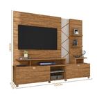 Estante Home Com Rodízios Amêndoa Off White Cross Lukaliam