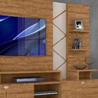 Estante Home Com Rodízios Amêndoa Off White Cross Lukaliam