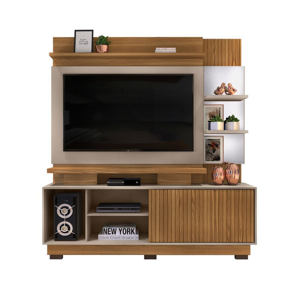 Estante Home Dj Móveis Para Tv 55 Polegadas Com Pés Lupi