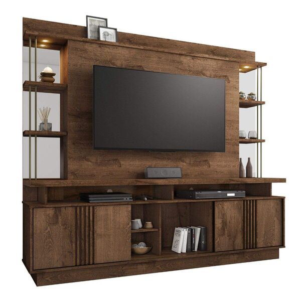 Estante Home Esplendor Tv Até 65 Polegadas Jcm Móveis Cacau