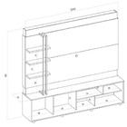 Estante Home Logan Para Tv 65 Polegadas Dj Móveis