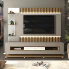 Estante Home Lumus Com Painel Ripado Para Tv De Até 60” - Pr