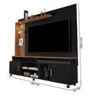 Estante Home Ocean Preto Canela Carmolar