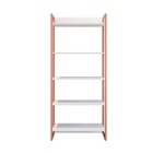 Estante Home Office Chai Branco Cobre