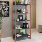 Estante Home Office Chai Preto Cobre