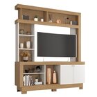 Estante Home Painel Para Tv 50 Polegadas 188cmx160cm 2 Portas