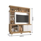 Estante Home Painel Para Tv 50 Polegadas 188cmx160cm 2 Portas