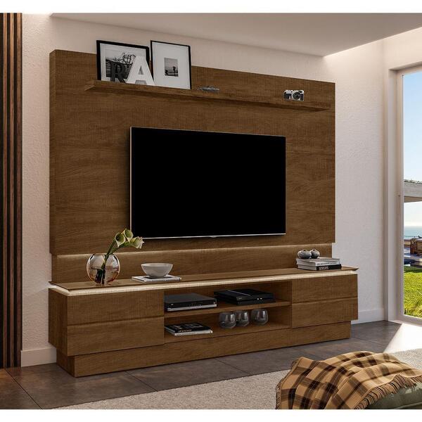 Estante Home Para Sala De Tv London Até 75 Polegadas Com Prat