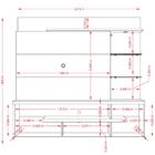Estante Home Para Tv 55 Pol Com Rodizios 9411 Mdt