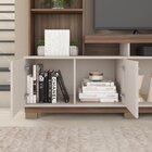 Estante Home Para Tv 55 Polegadas 207,2cmx210cm Com 2 Portas